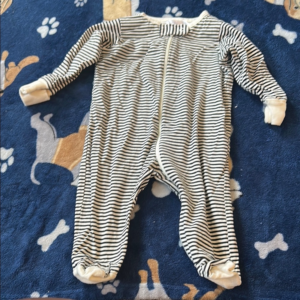Gerber Black and White Footies One Piece